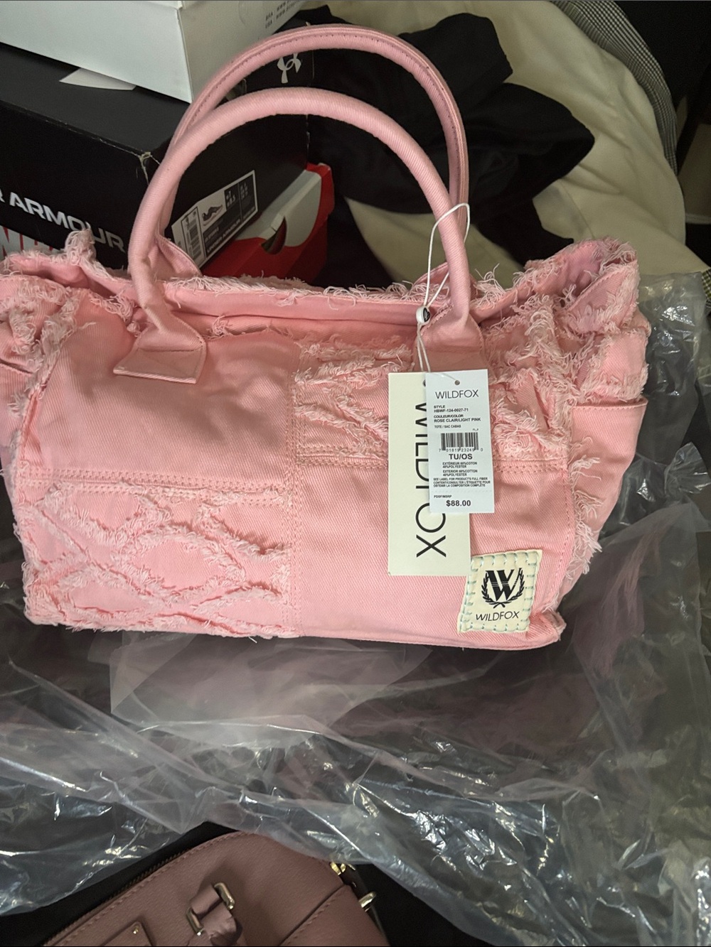 New wild fox pink bag